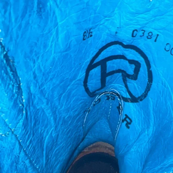 Roper Teal Suede Western Boots with Embroidery - Picture 11 of 11